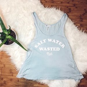 Baby blue Salt Water Wasted tank from Victoria’s Secret Pink